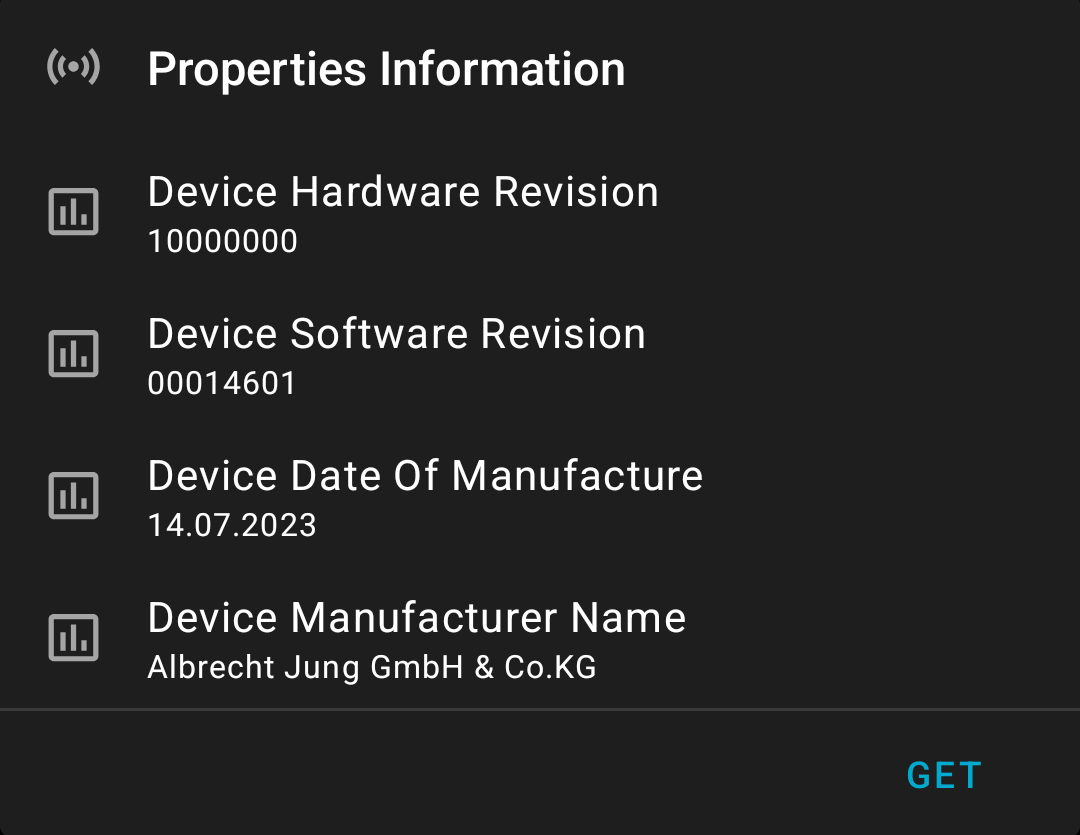 nRF Mesh Manufacturer Property Feature