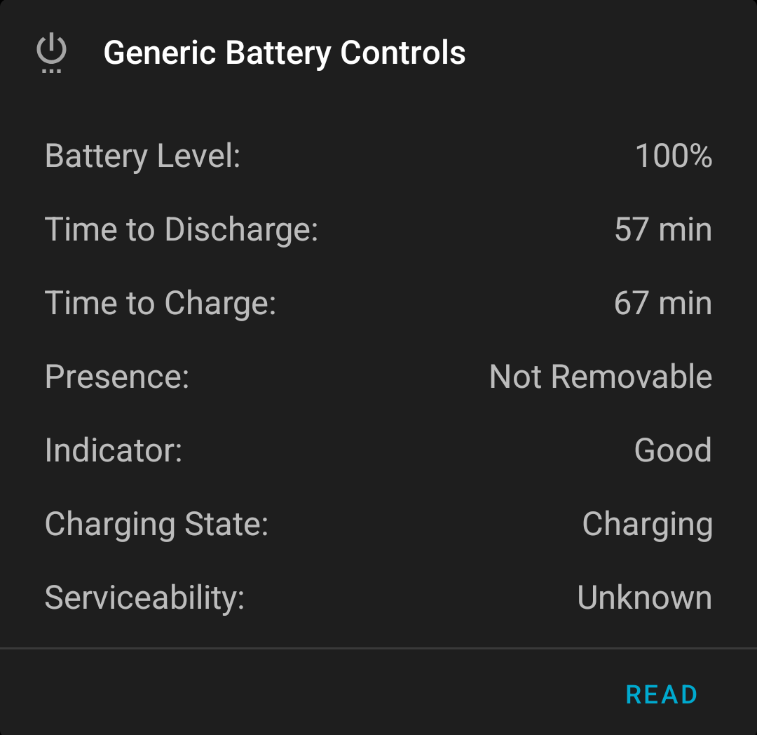 nRF Mesh Battery Server Feature