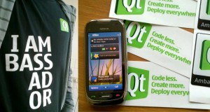 testing our app on the Nokia C7