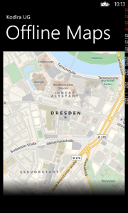 Offline maps in Windows Phone 8